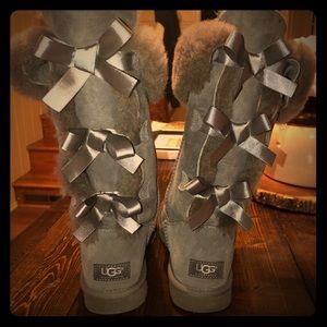 1 DAY ONLY $125 OBO! UGG Bailey Bow Tall Boots🔥
